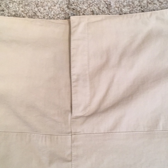 Banana republic khaki stretch skirt size 10 - Picture 2 of 5